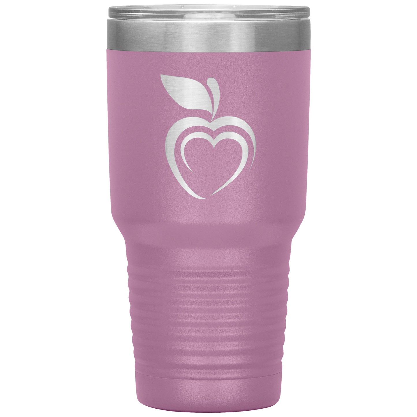 Silhouette Apple Heart 30oz Travel Tumbler