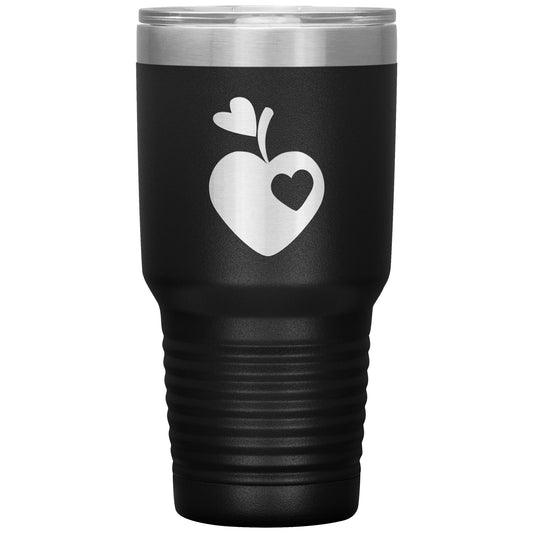 Sweet Apple Heart 30oz Travel Tumbler