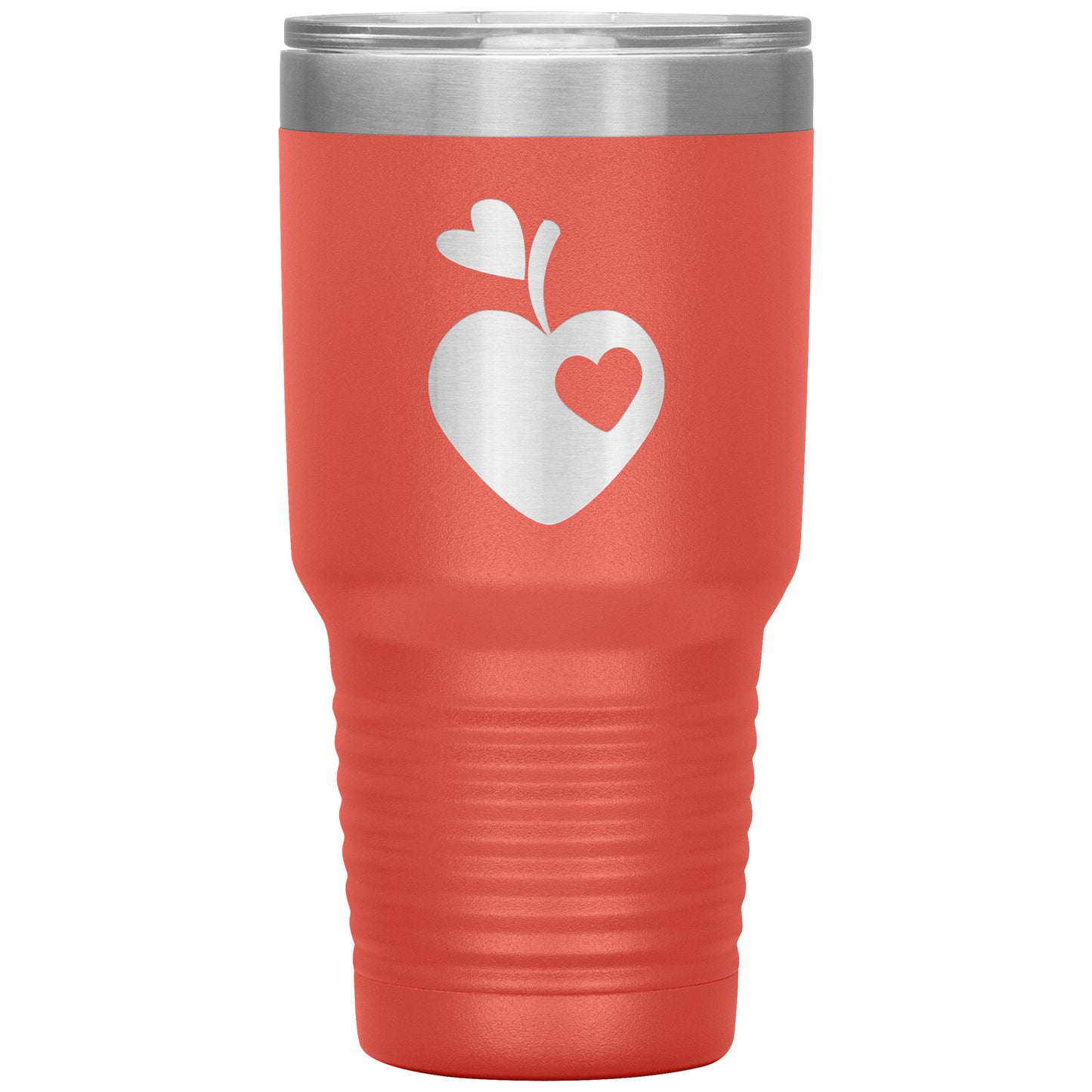 Sweet Apple Heart 30oz Travel Tumbler