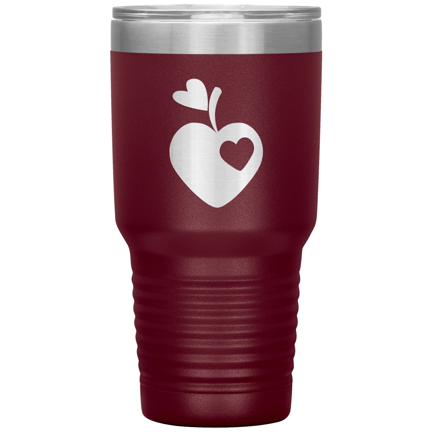 Sweet Apple Heart 30oz Travel Tumbler