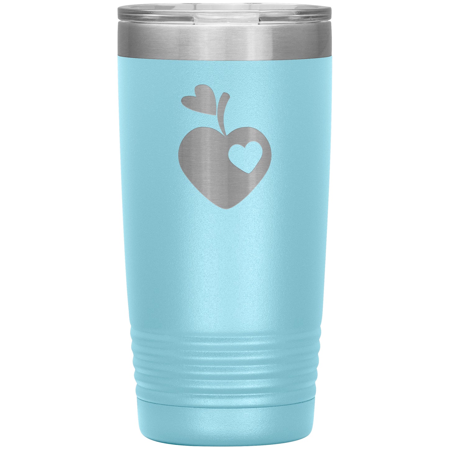 Sweet Apple Heart Travel Tumbler