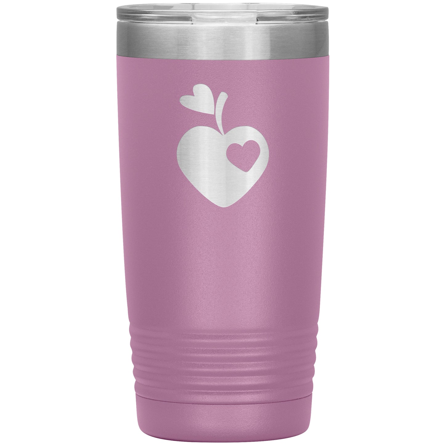 Sweet Apple Heart Travel Tumbler