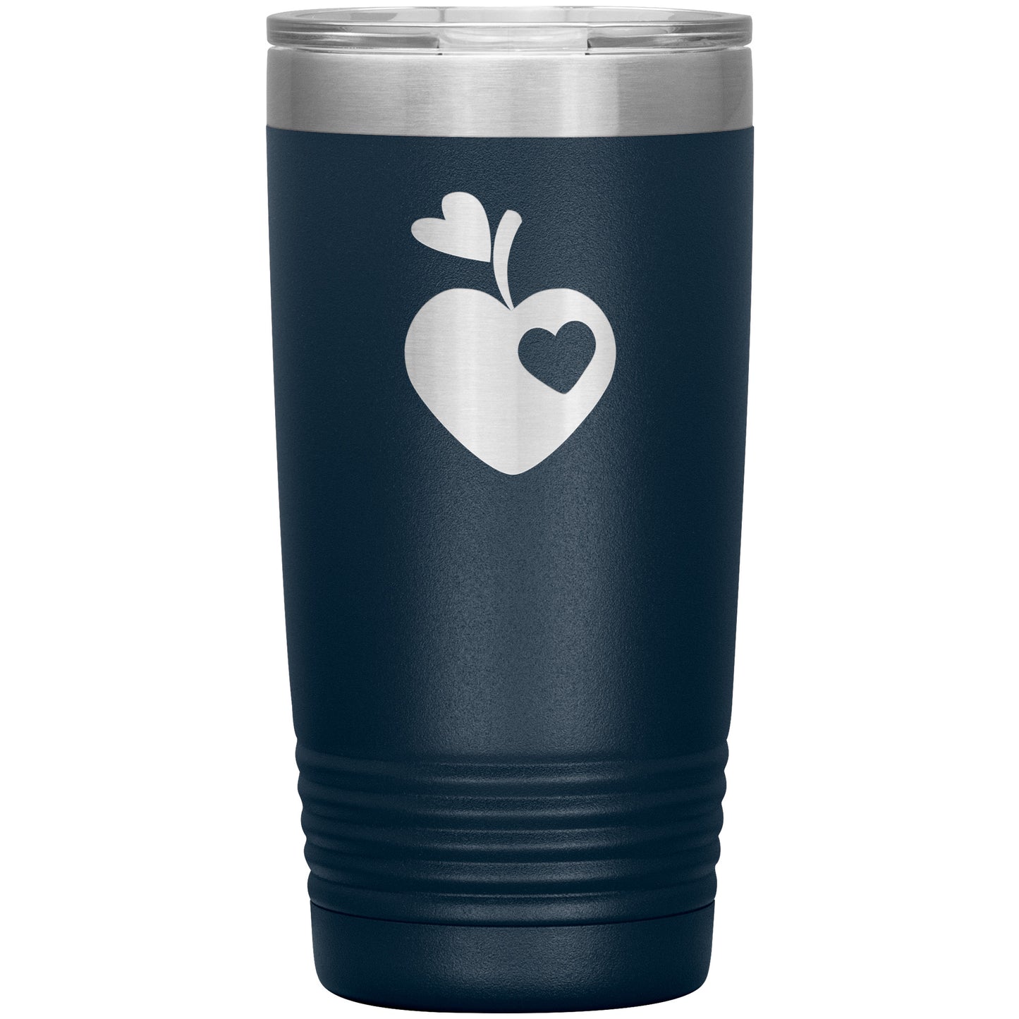 Sweet Apple Heart Travel Tumbler