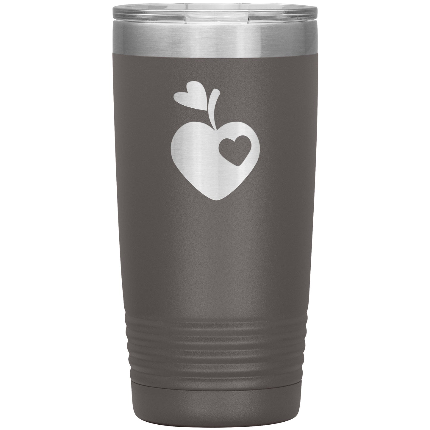 Sweet Apple Heart Travel Tumbler