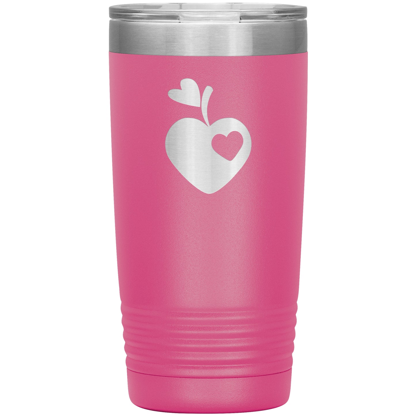 Sweet Apple Heart Travel Tumbler