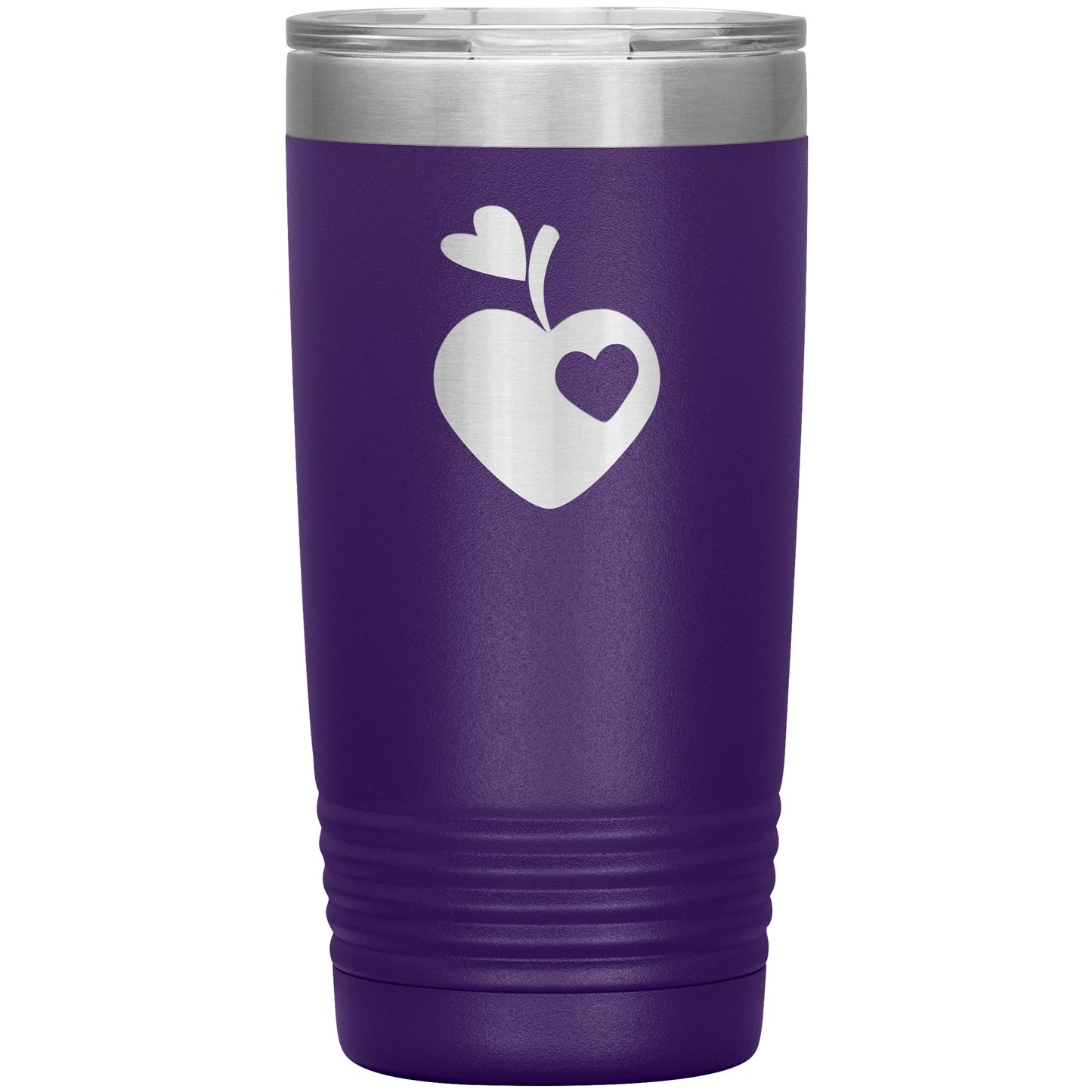 Sweet Apple Heart Travel Tumbler