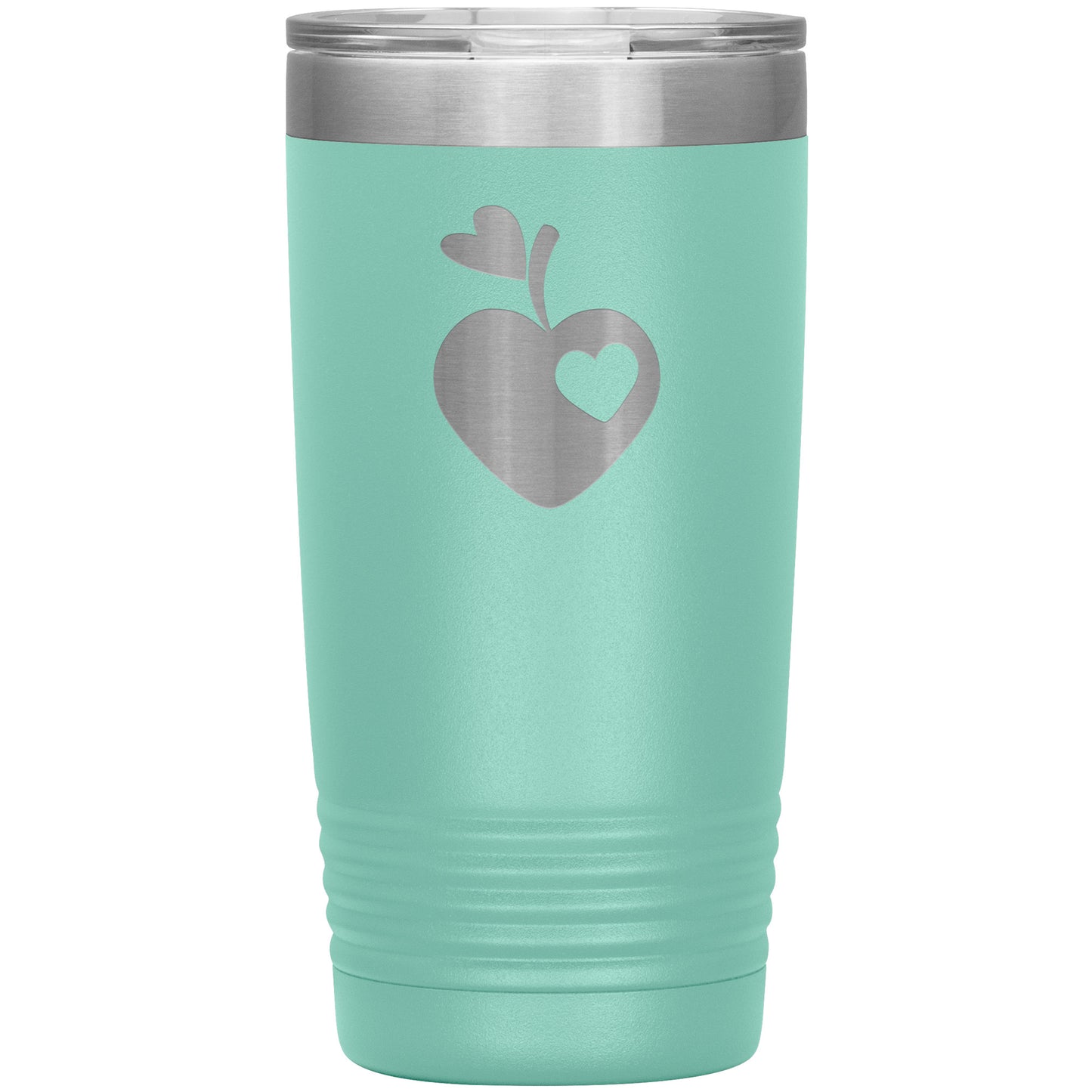 Sweet Apple Heart Travel Tumbler