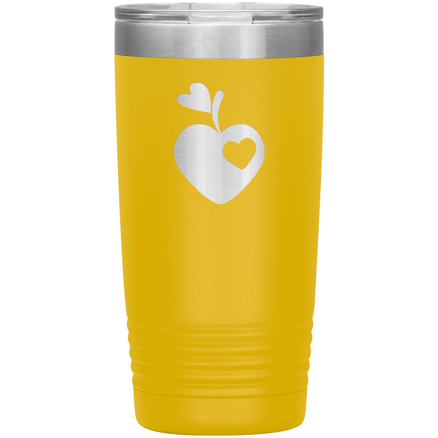 Sweet Apple Heart Travel Tumbler