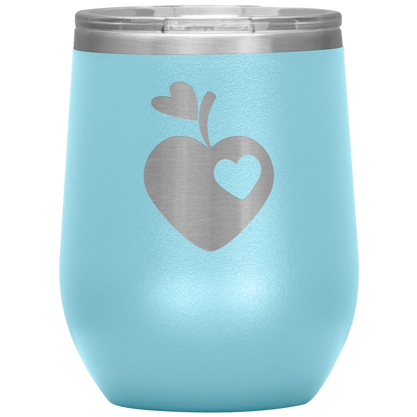 Sweet Apple Heart Wine Tumbler