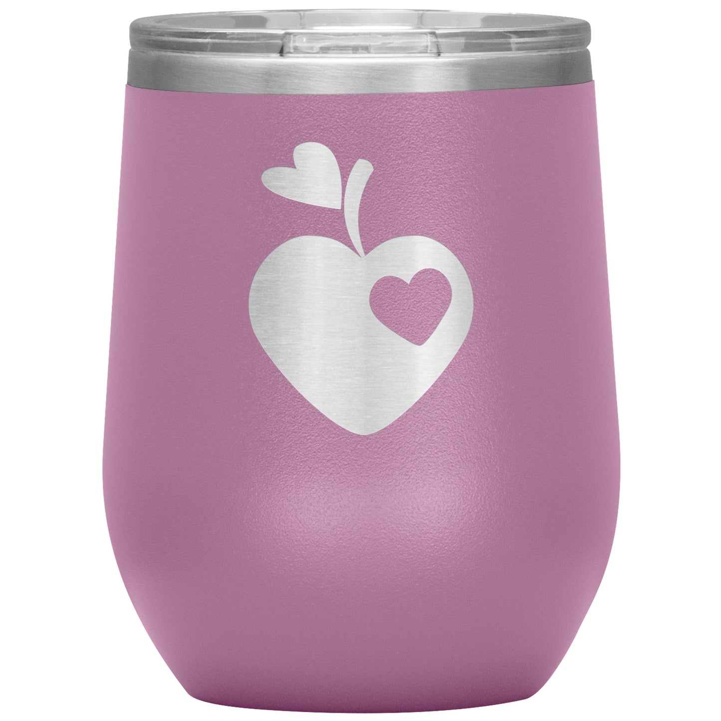 Sweet Apple Heart Wine Tumbler