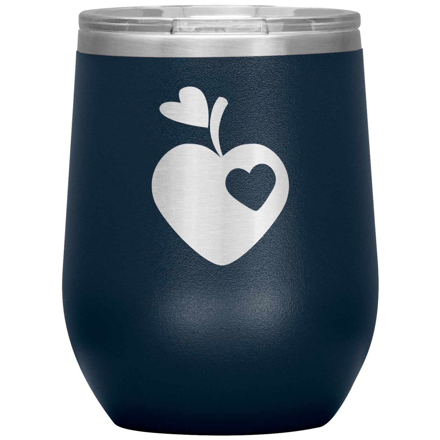 Sweet Apple Heart Wine Tumbler