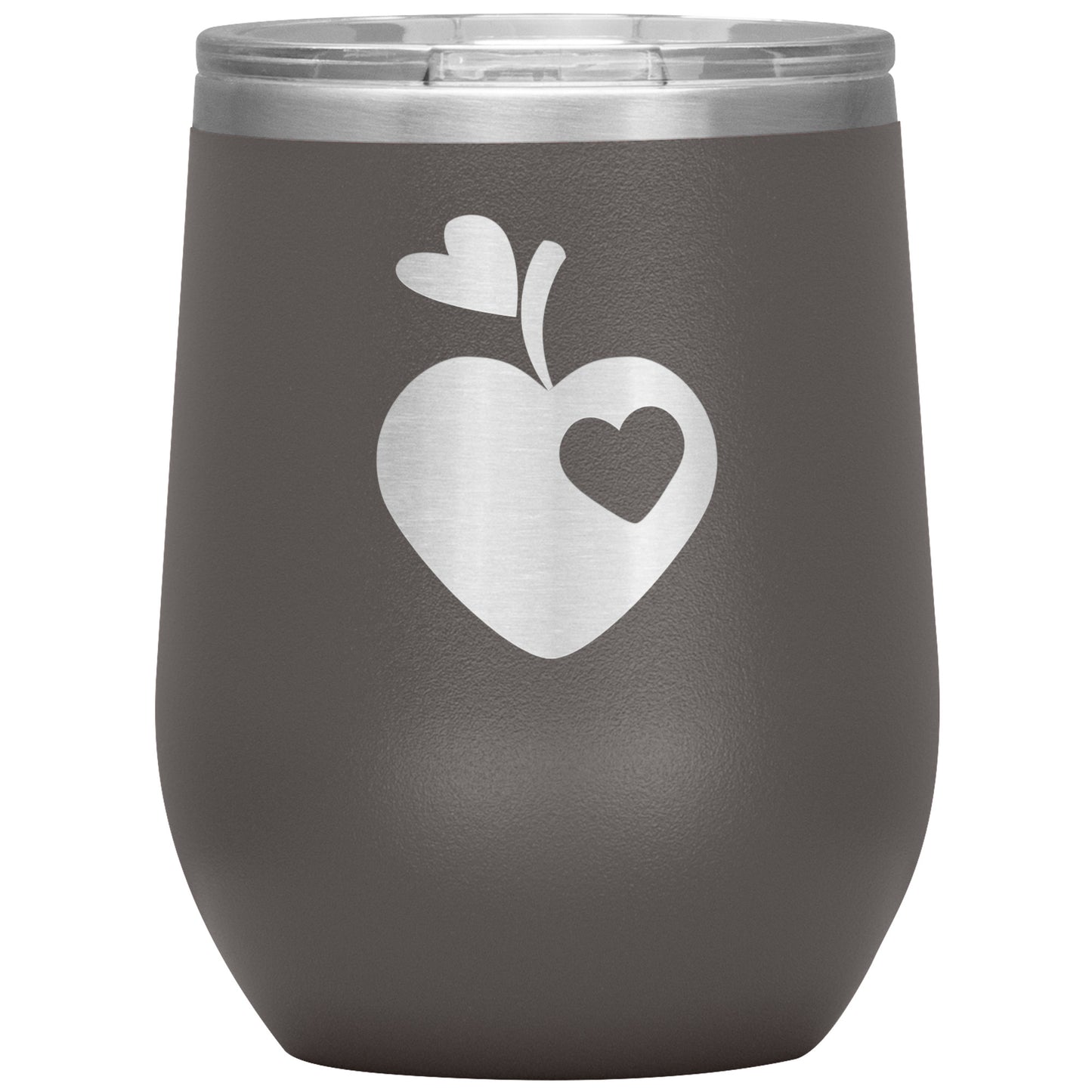 Sweet Apple Heart Wine Tumbler