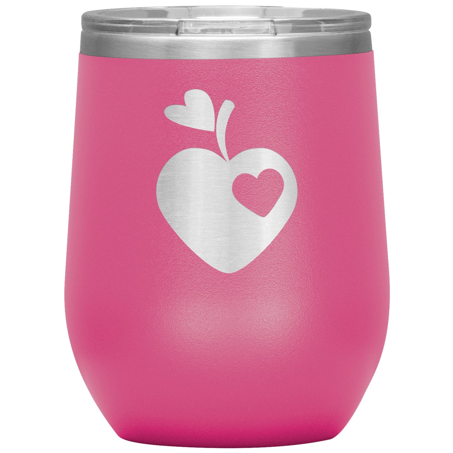 Sweet Apple Heart Wine Tumbler