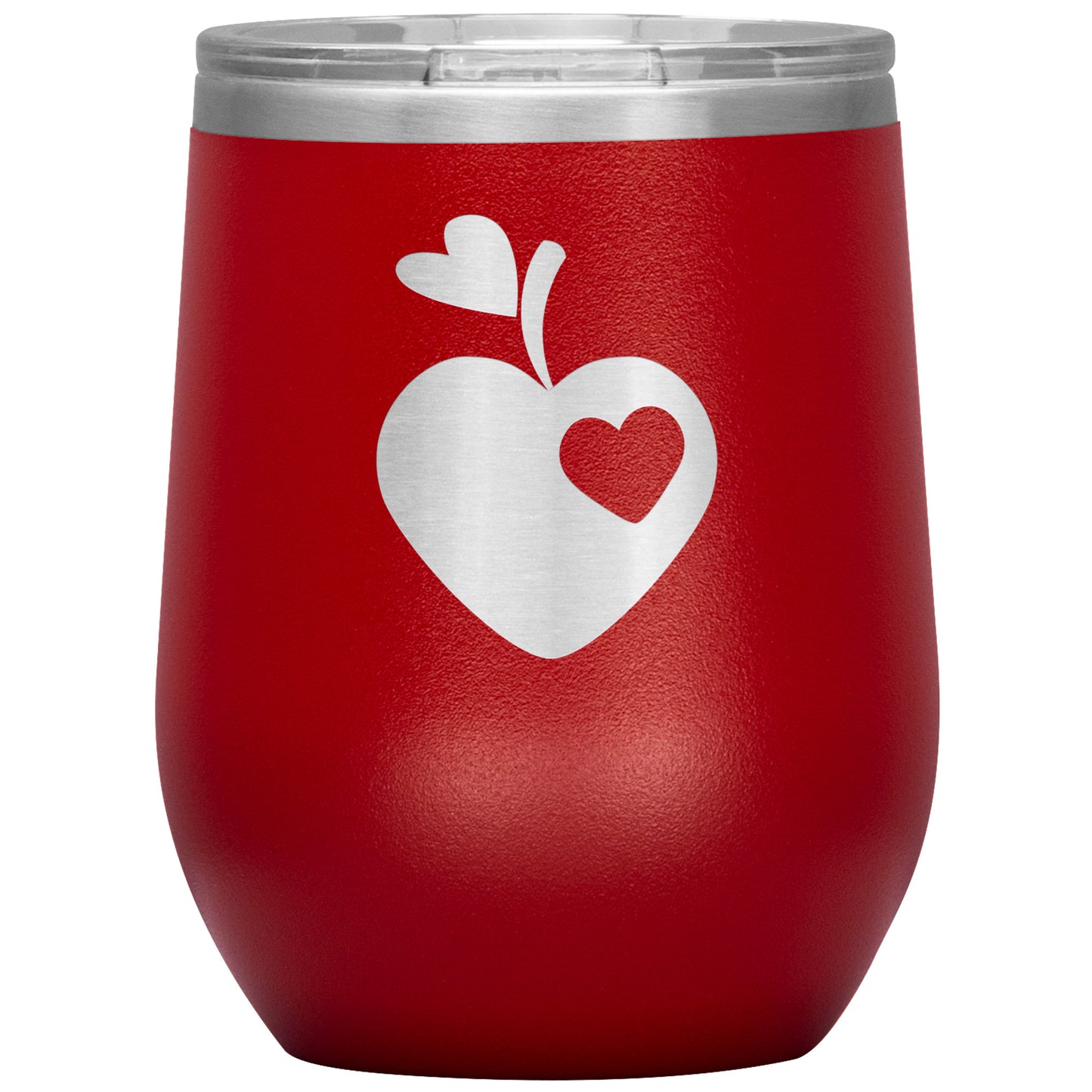 Sweet Apple Heart Wine Tumbler