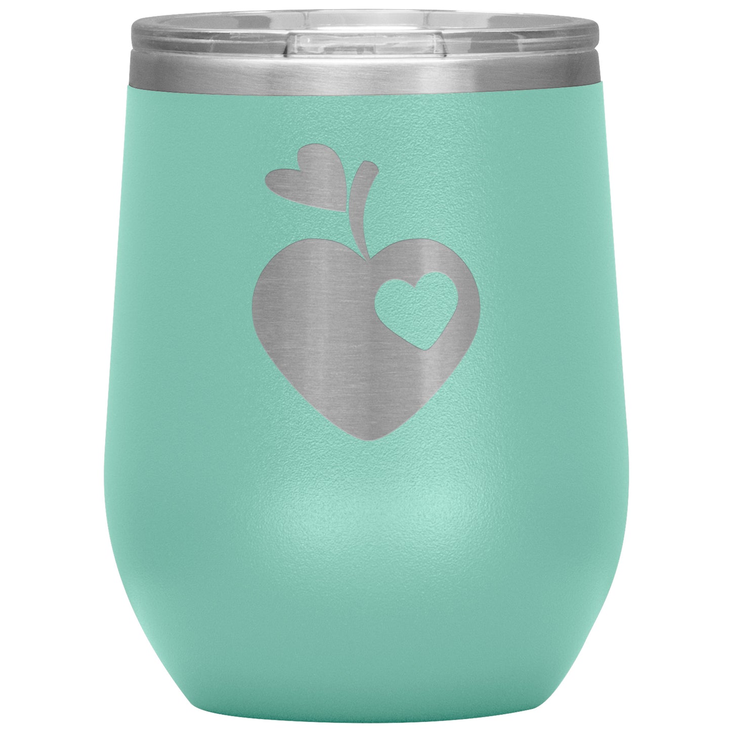 Sweet Apple Heart Wine Tumbler