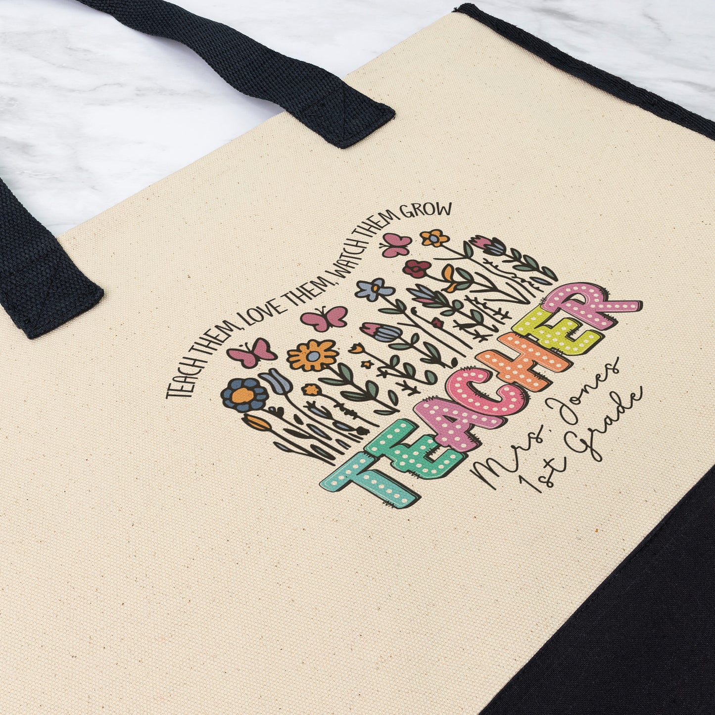 Teach Grow Tote Bag