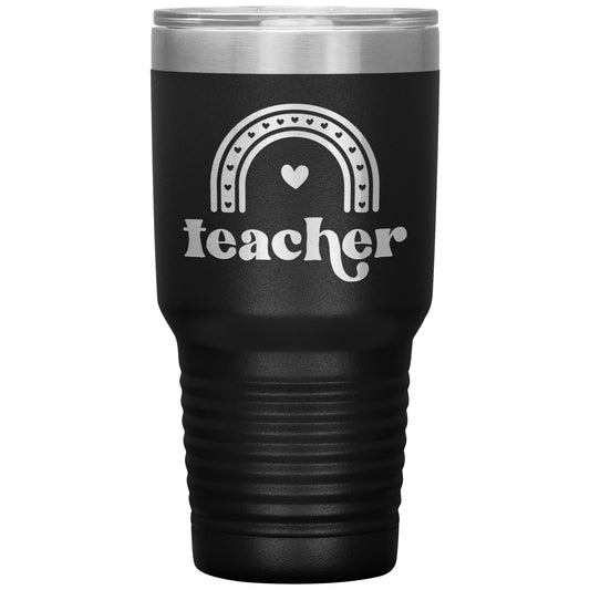 Teacher Curve 30oz Travel Tumbler