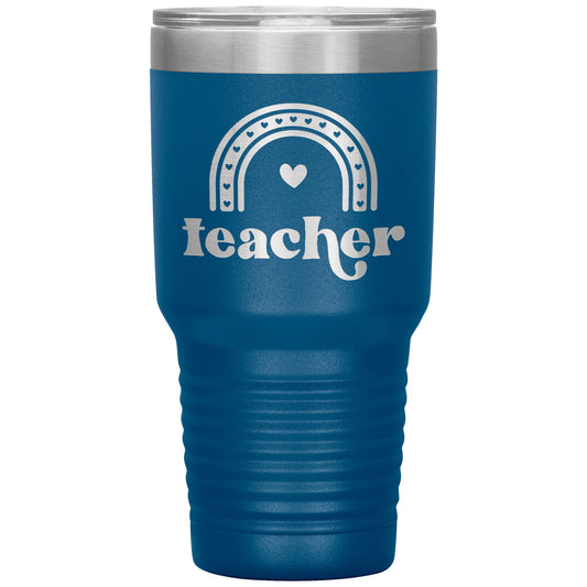 Teacher Curve 30oz Travel Tumbler