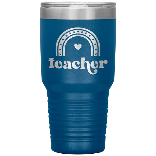 Teacher Curve 30oz Travel Tumbler