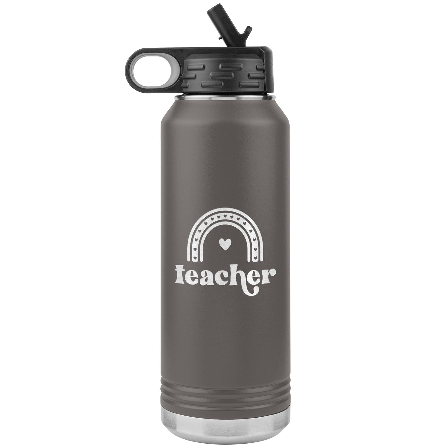 Teacher Curve Water Bottle Tumbler