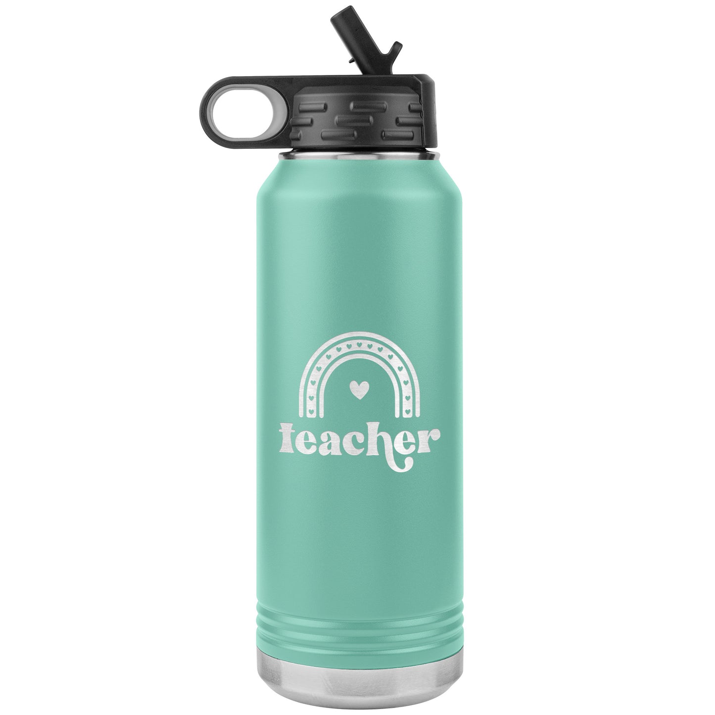 Teacher Curve Water Bottle Tumbler