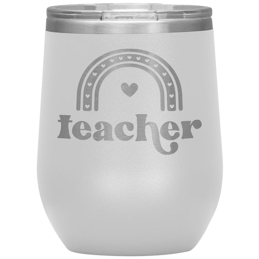 Teacher Curve Wine Tumbler