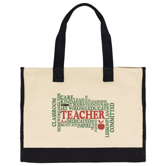 Teacher Words Tote