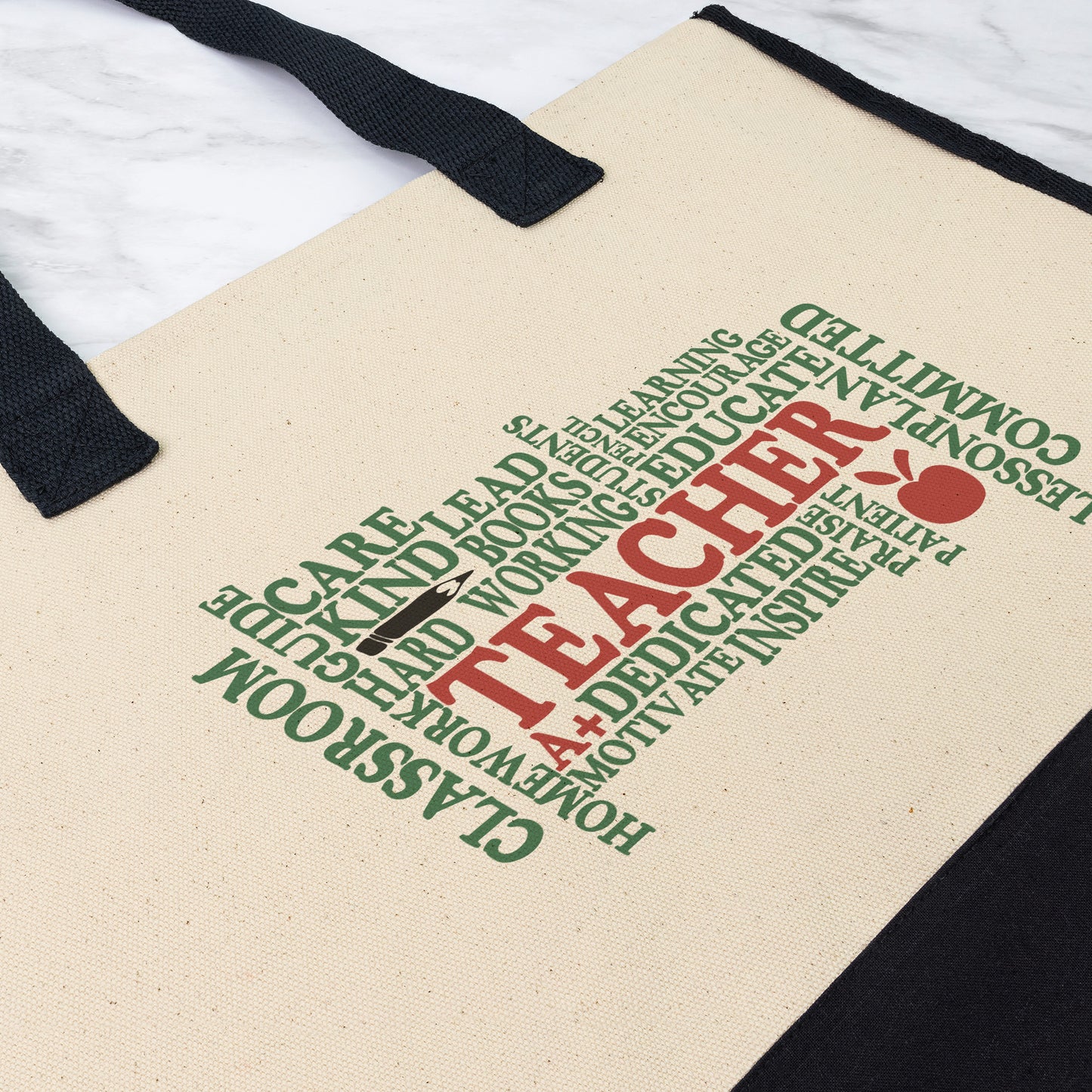 Teacher Words Tote