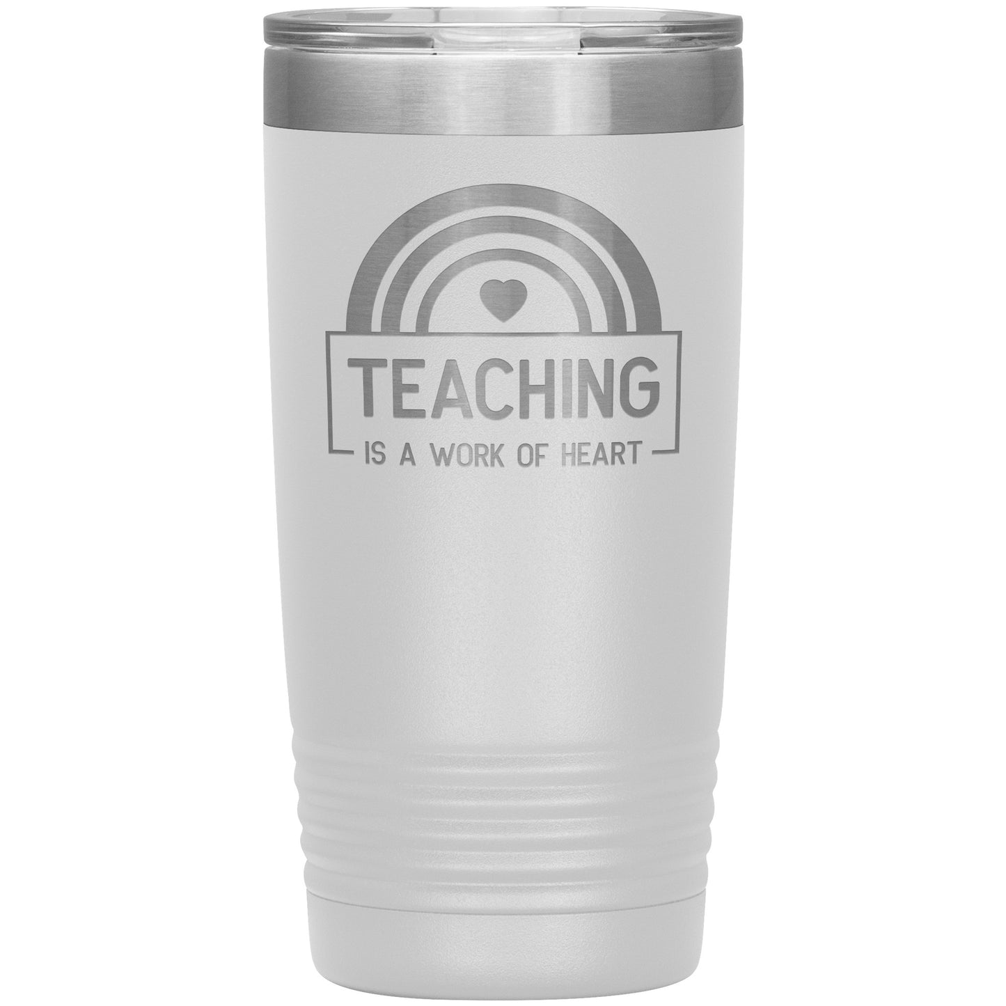 Teaching is a Work of Heart Travel Tumbler