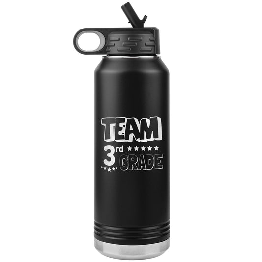 Team 3rd Grade Water Bottle Tumbler