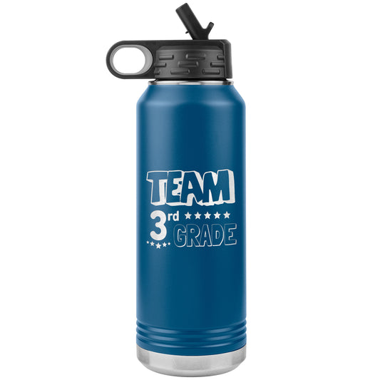 Team 3rd Grade Water Bottle Tumbler