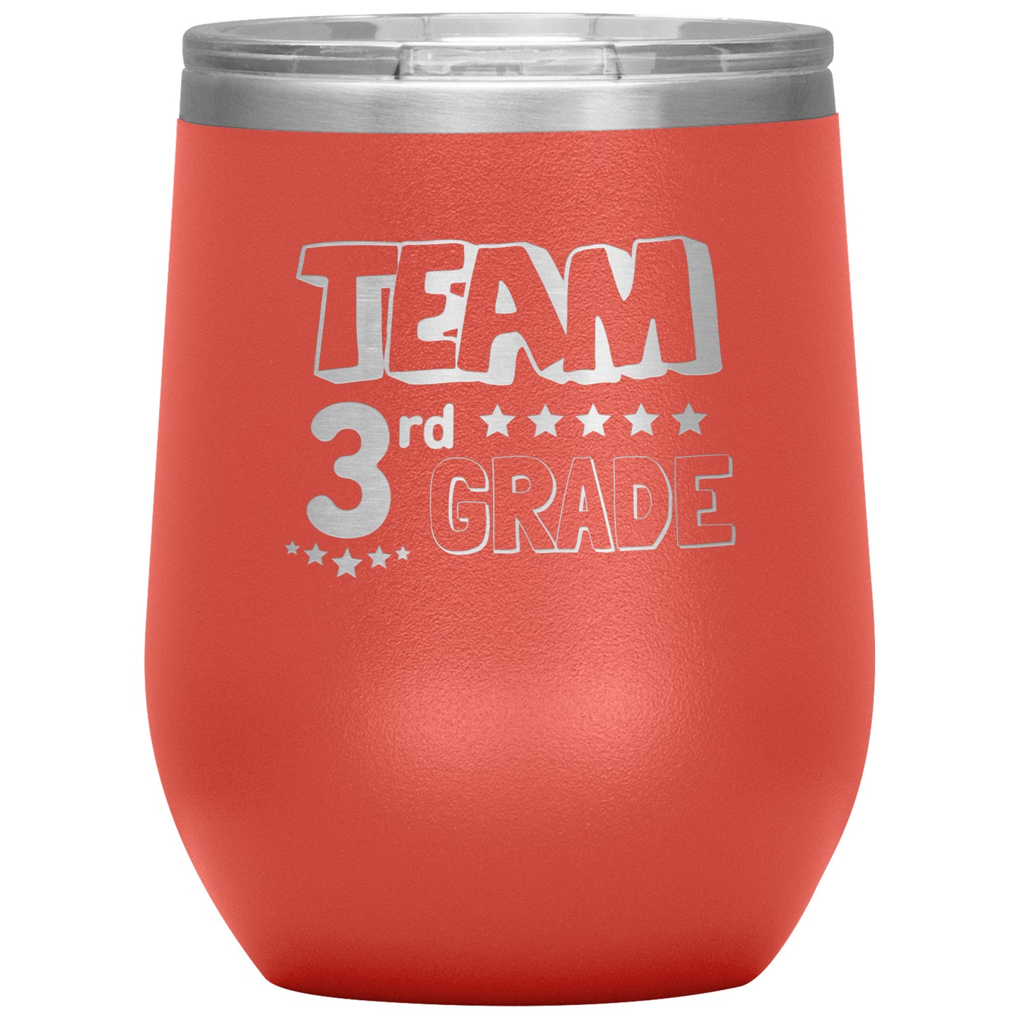 Team 3rd Grade Wine Tumbler
