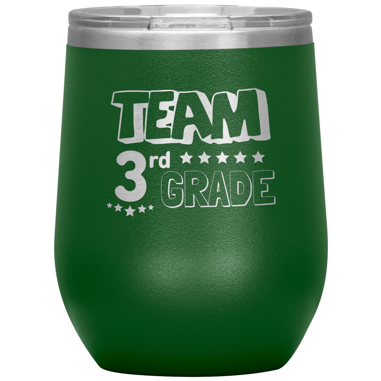 Team 3rd Grade Wine Tumbler