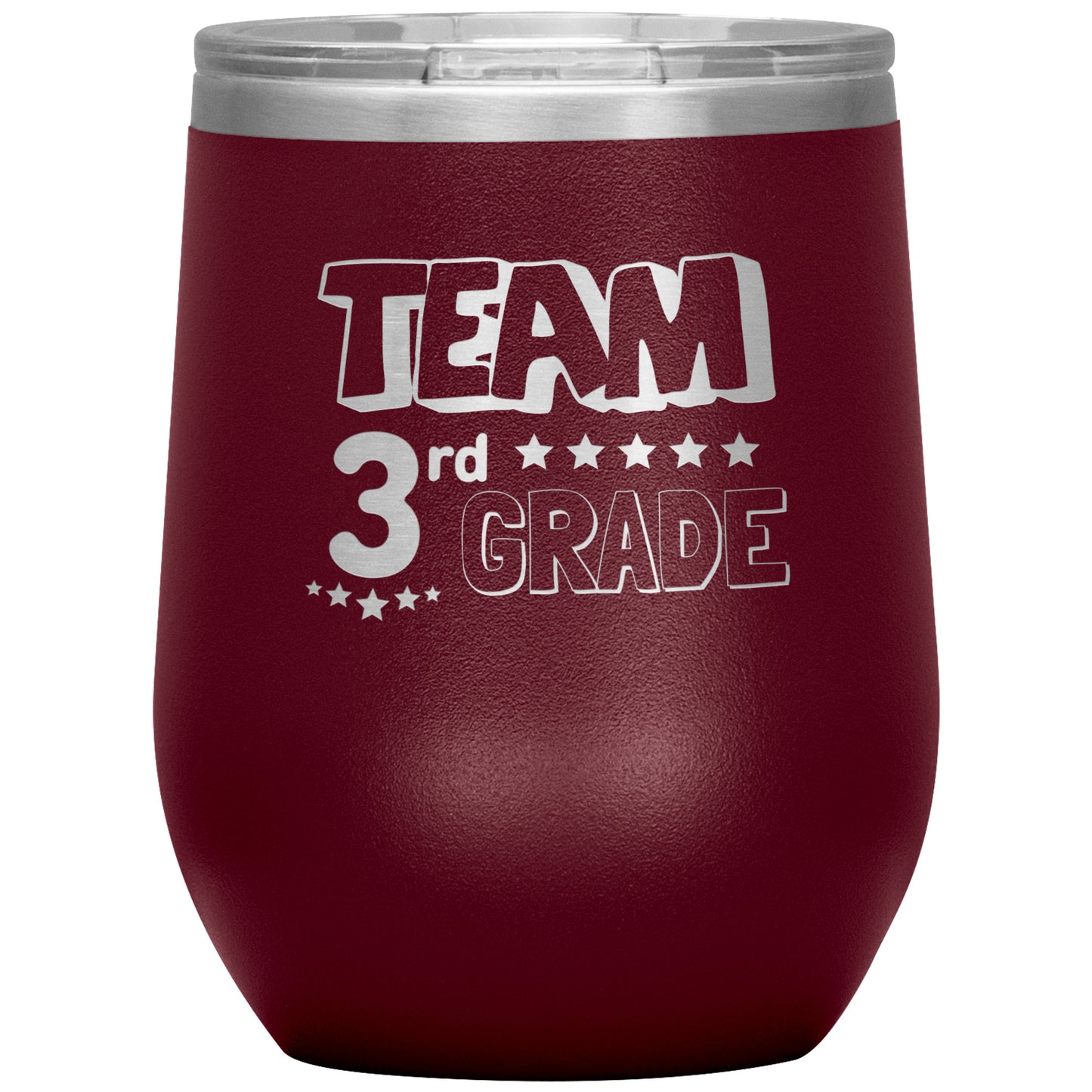 Team 3rd Grade Wine Tumbler