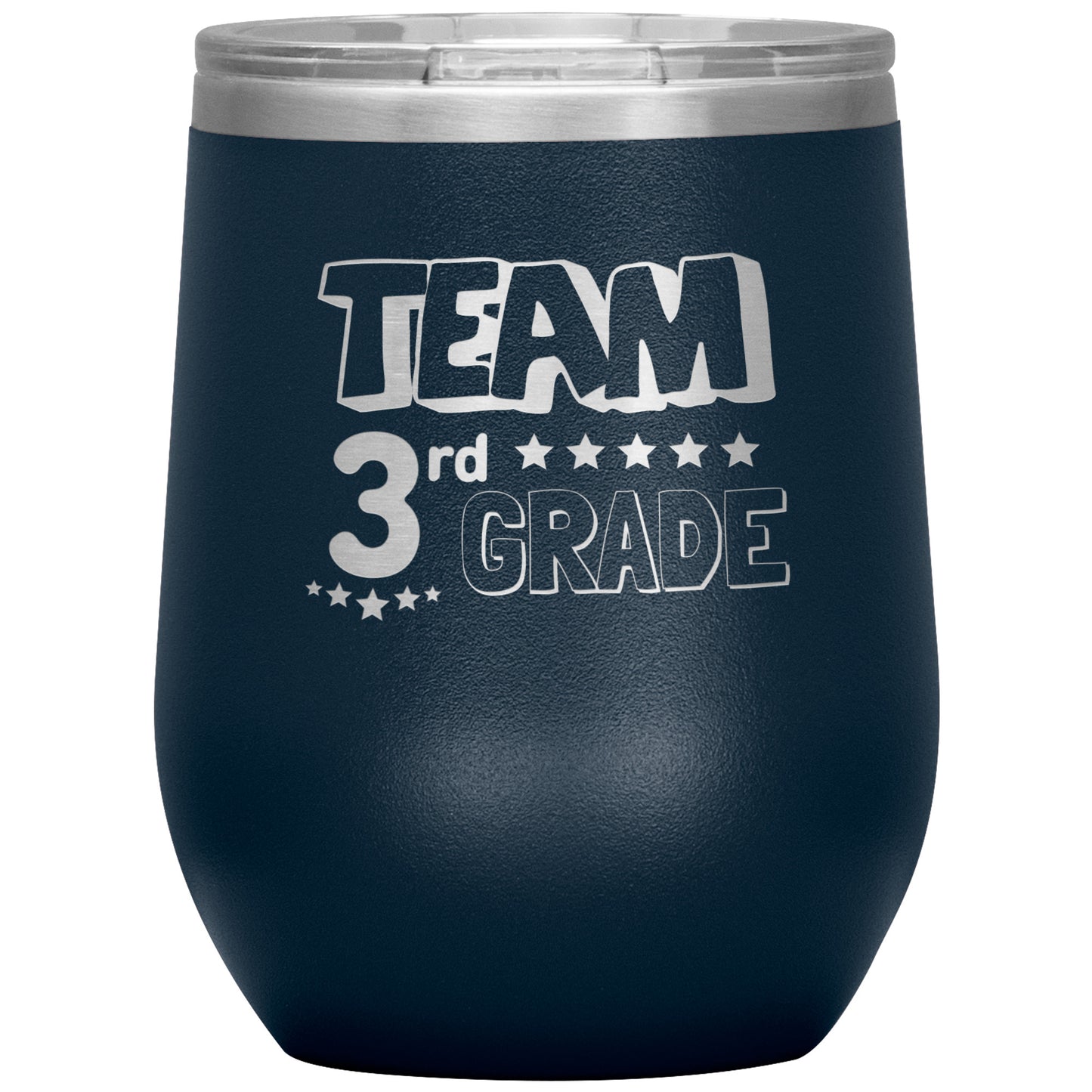Team 3rd Grade Wine Tumbler