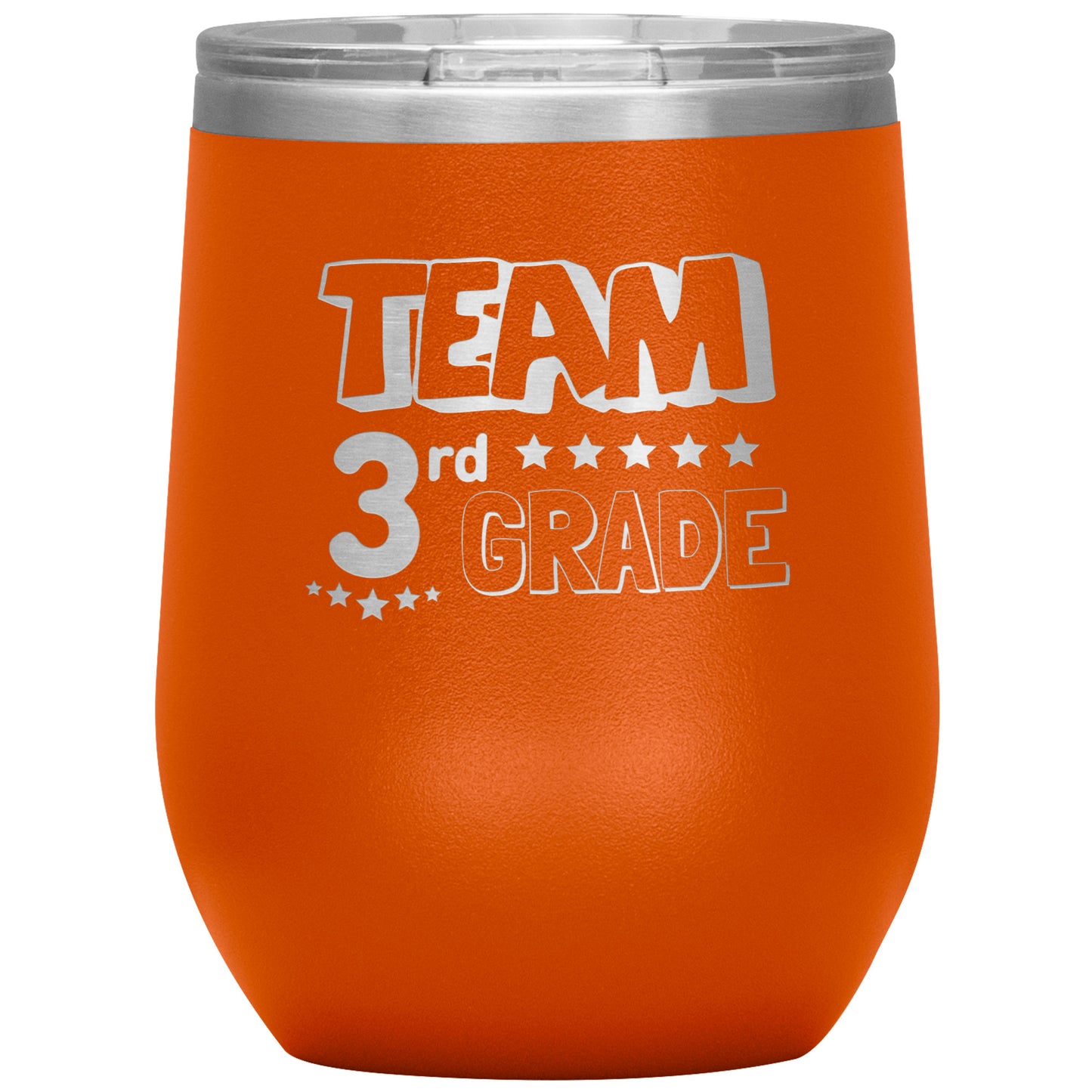 Team 3rd Grade Wine Tumbler