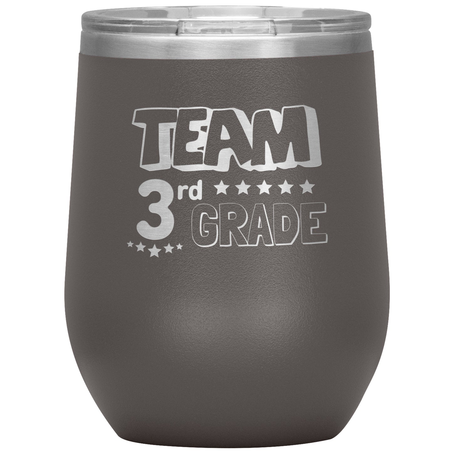Team 3rd Grade Wine Tumbler