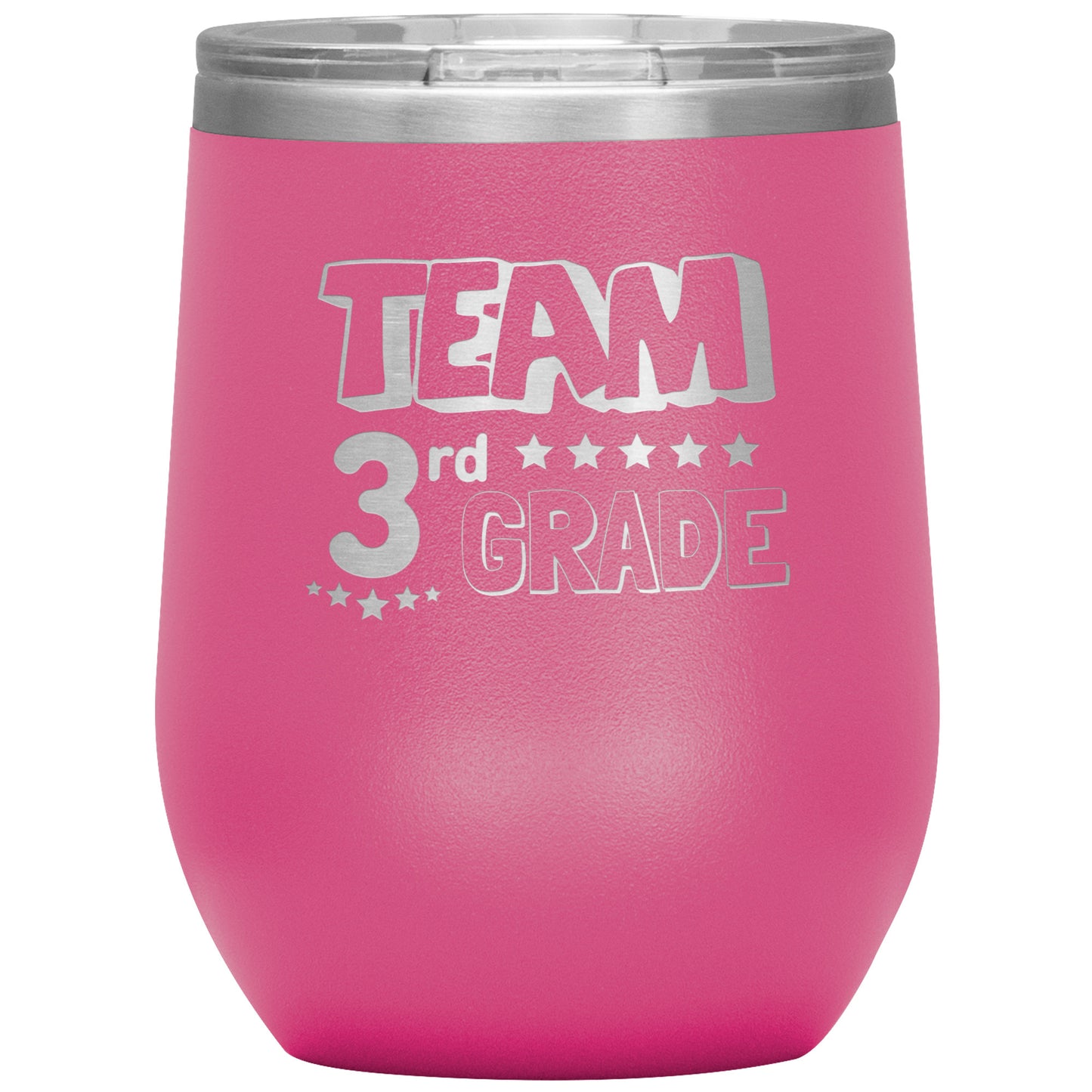 Team 3rd Grade Wine Tumbler