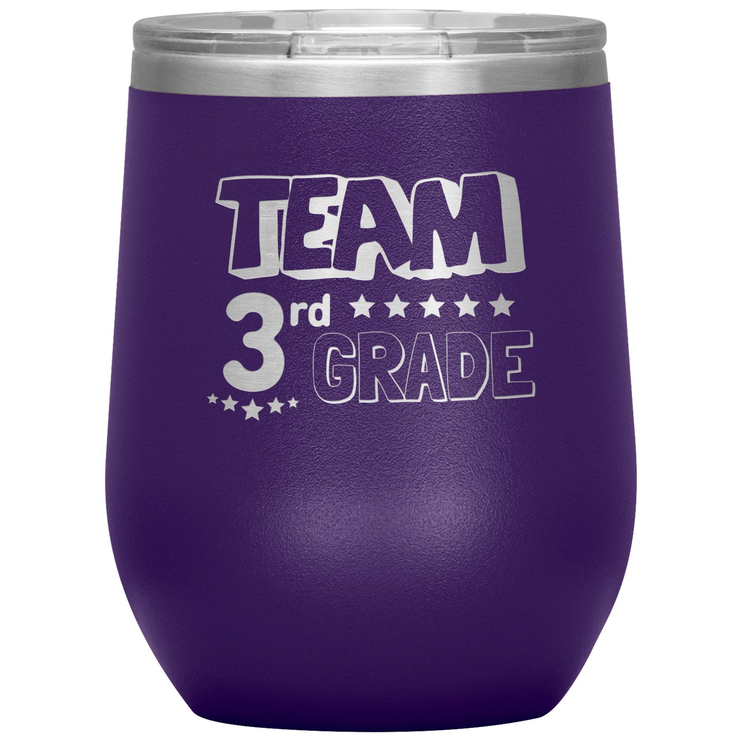 Team 3rd Grade Wine Tumbler