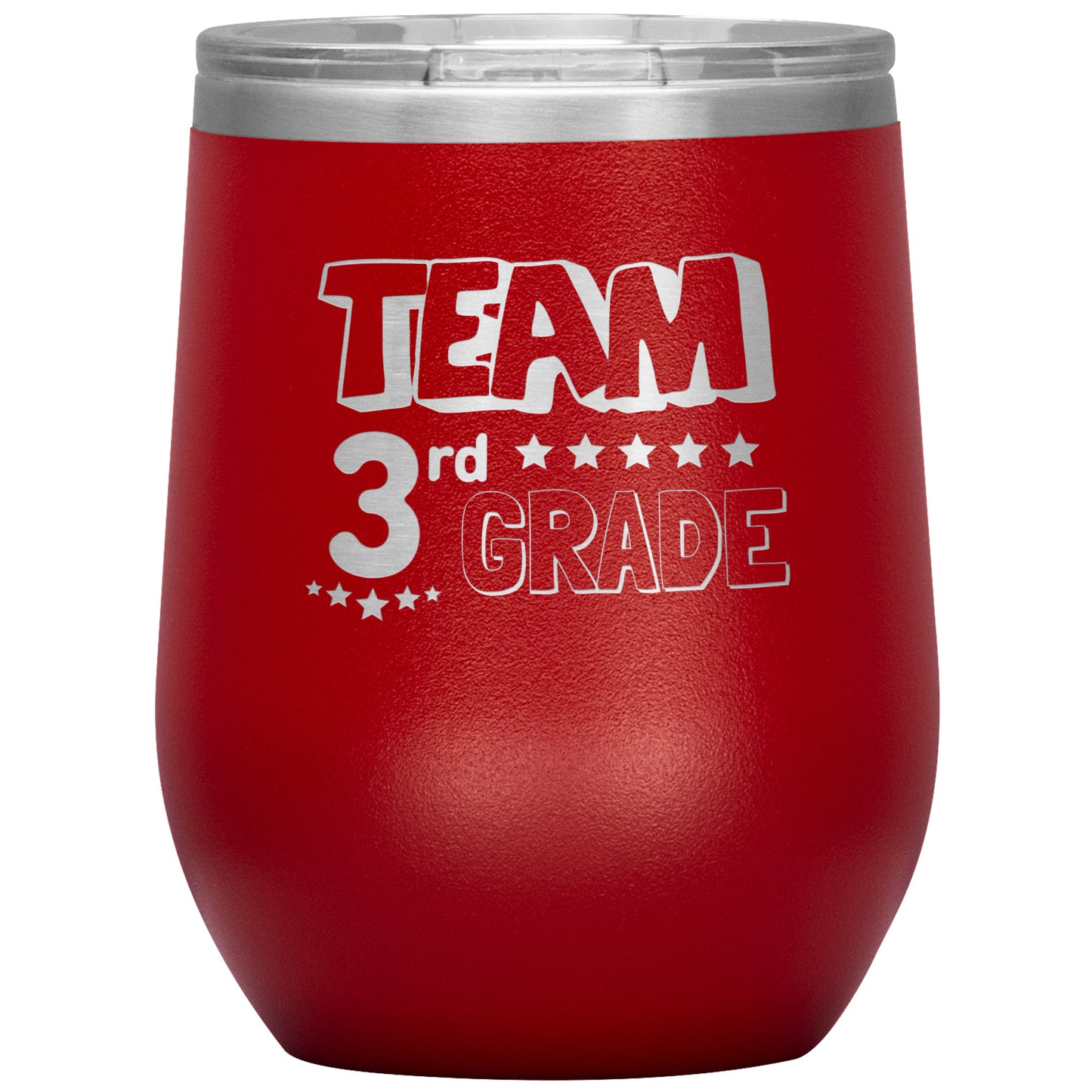 Team 3rd Grade Wine Tumbler