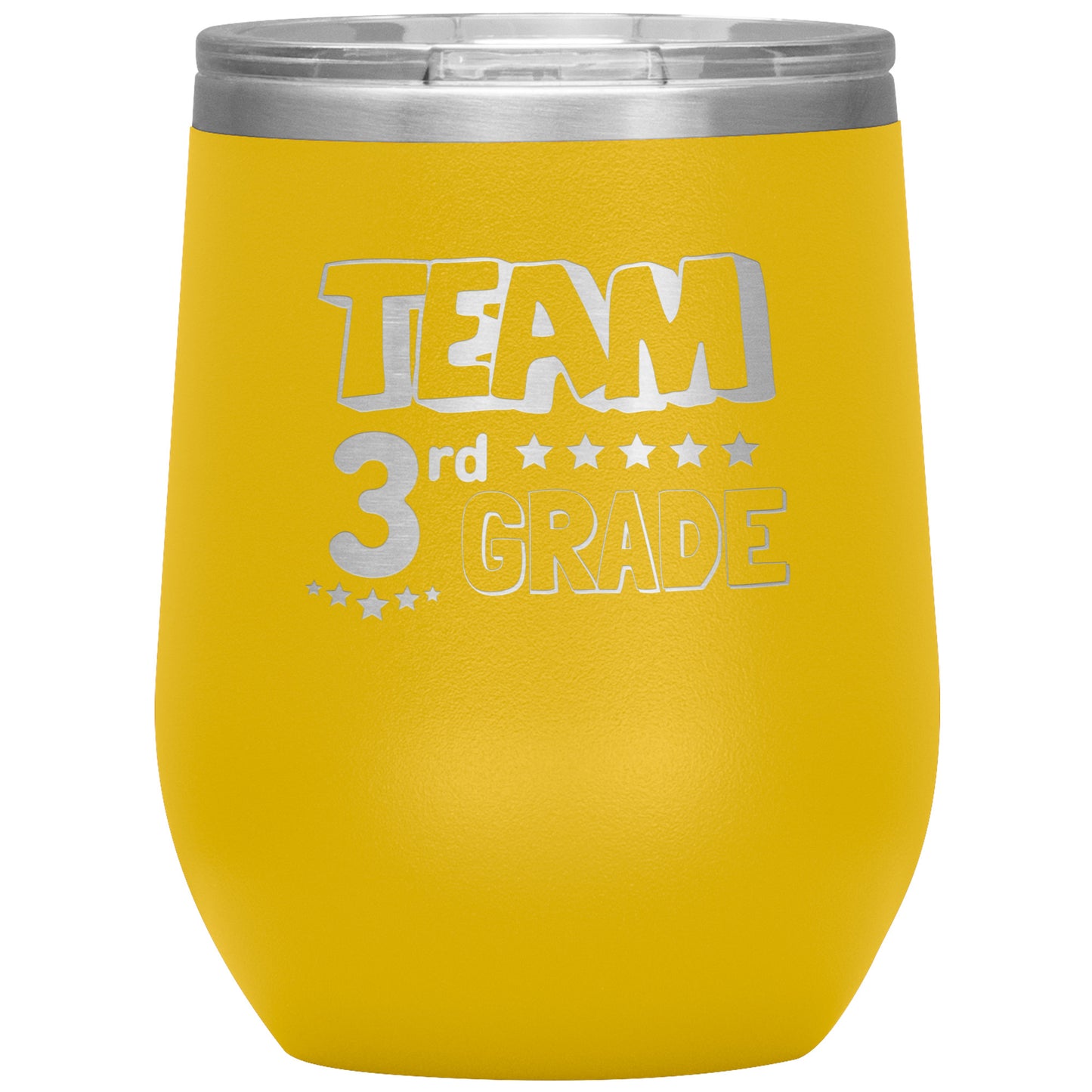 Team 3rd Grade Wine Tumbler