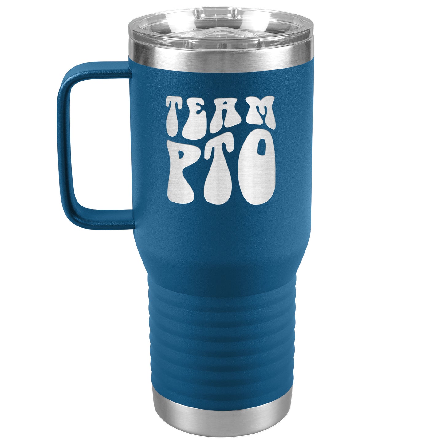 Team PTO Travel Tumbler with Handle