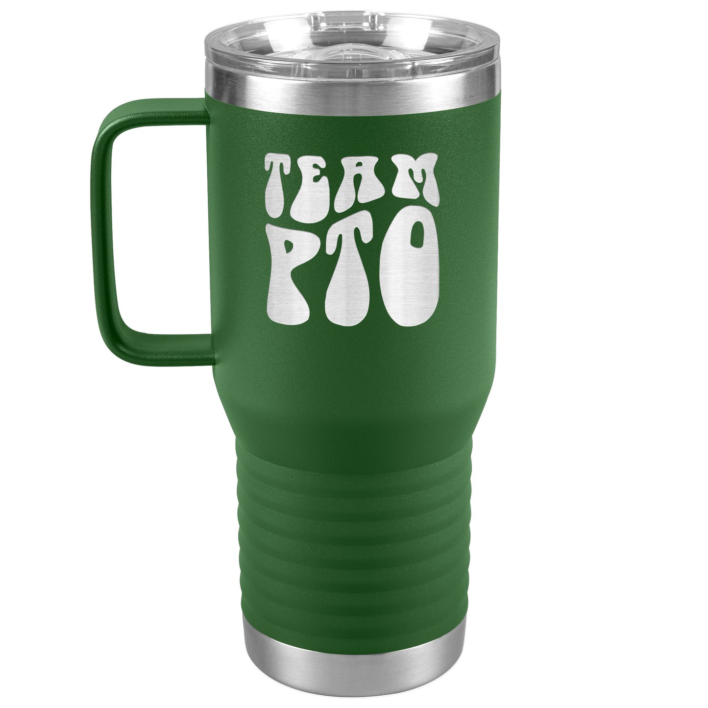 Team PTO Travel Tumbler with Handle