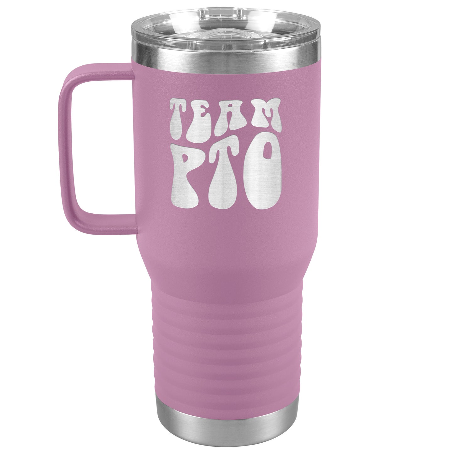 Team PTO Travel Tumbler with Handle