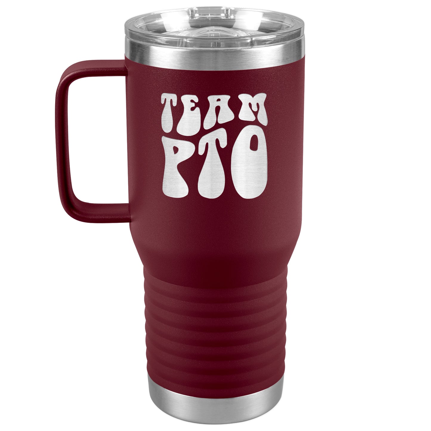 Team PTO Travel Tumbler with Handle
