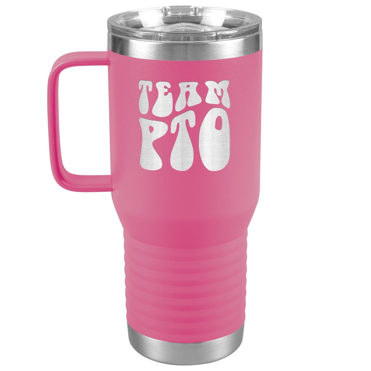 Team PTO Travel Tumbler with Handle