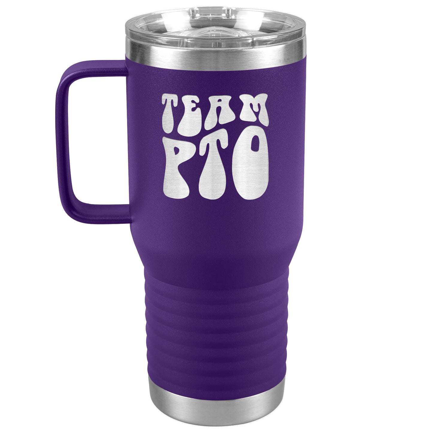 Team PTO Travel Tumbler with Handle