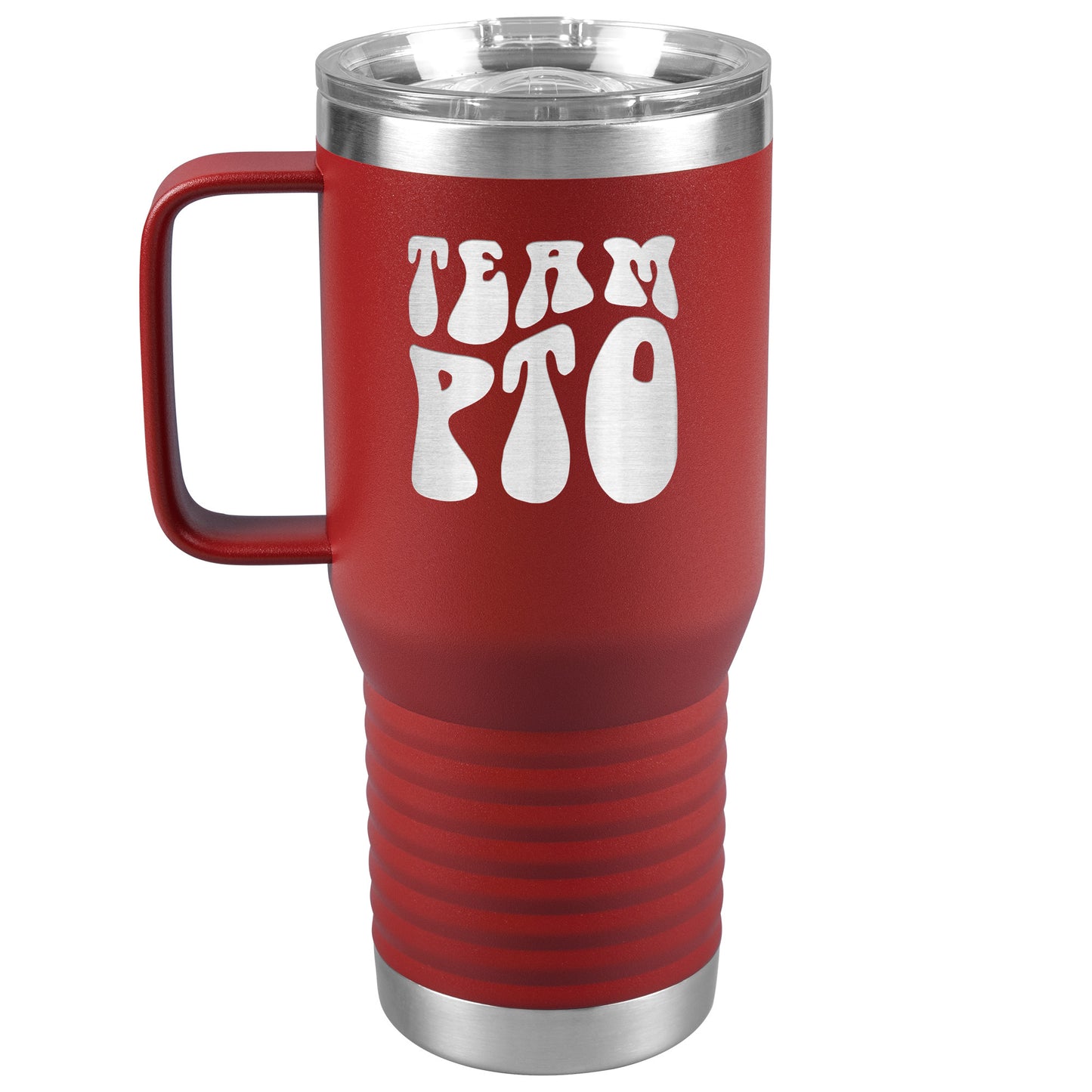Team PTO Travel Tumbler with Handle