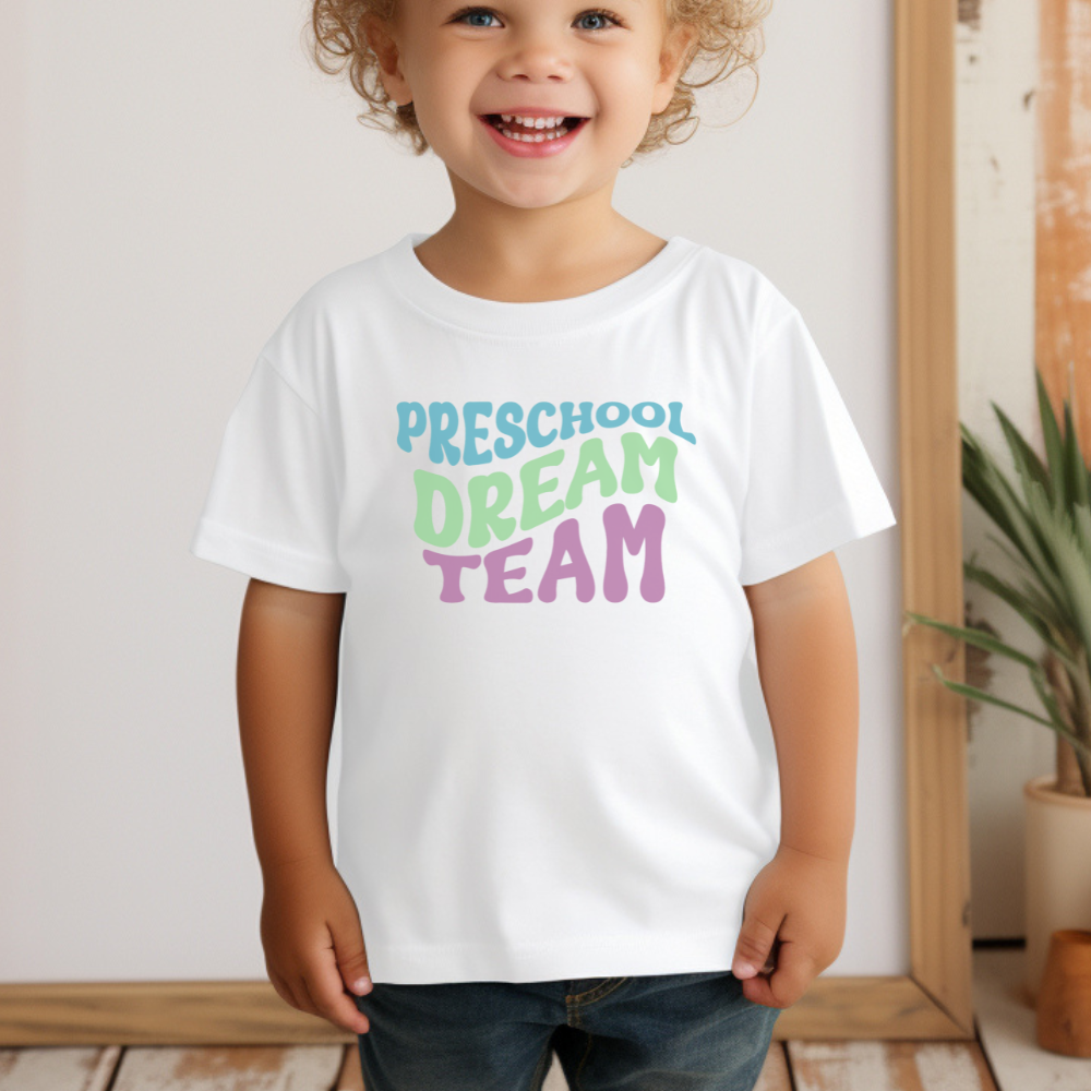 Custom PreSchool Dream Team Toddler T-Shirt
