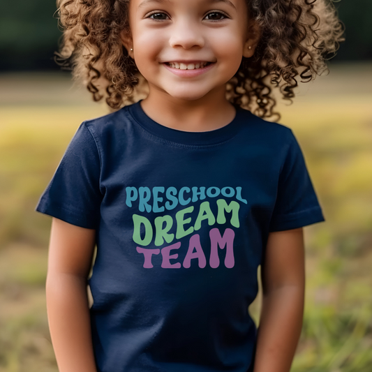 Custom PreSchool Dream Team Toddler T-Shirt